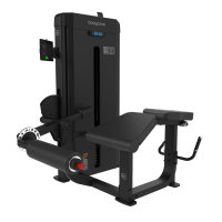 Bodytone Femoral lying down weight training machine 106 kg to work the femoral muscles together Bodytone Femoral lying down weight training machine 106 kg to work the femoral muscles together